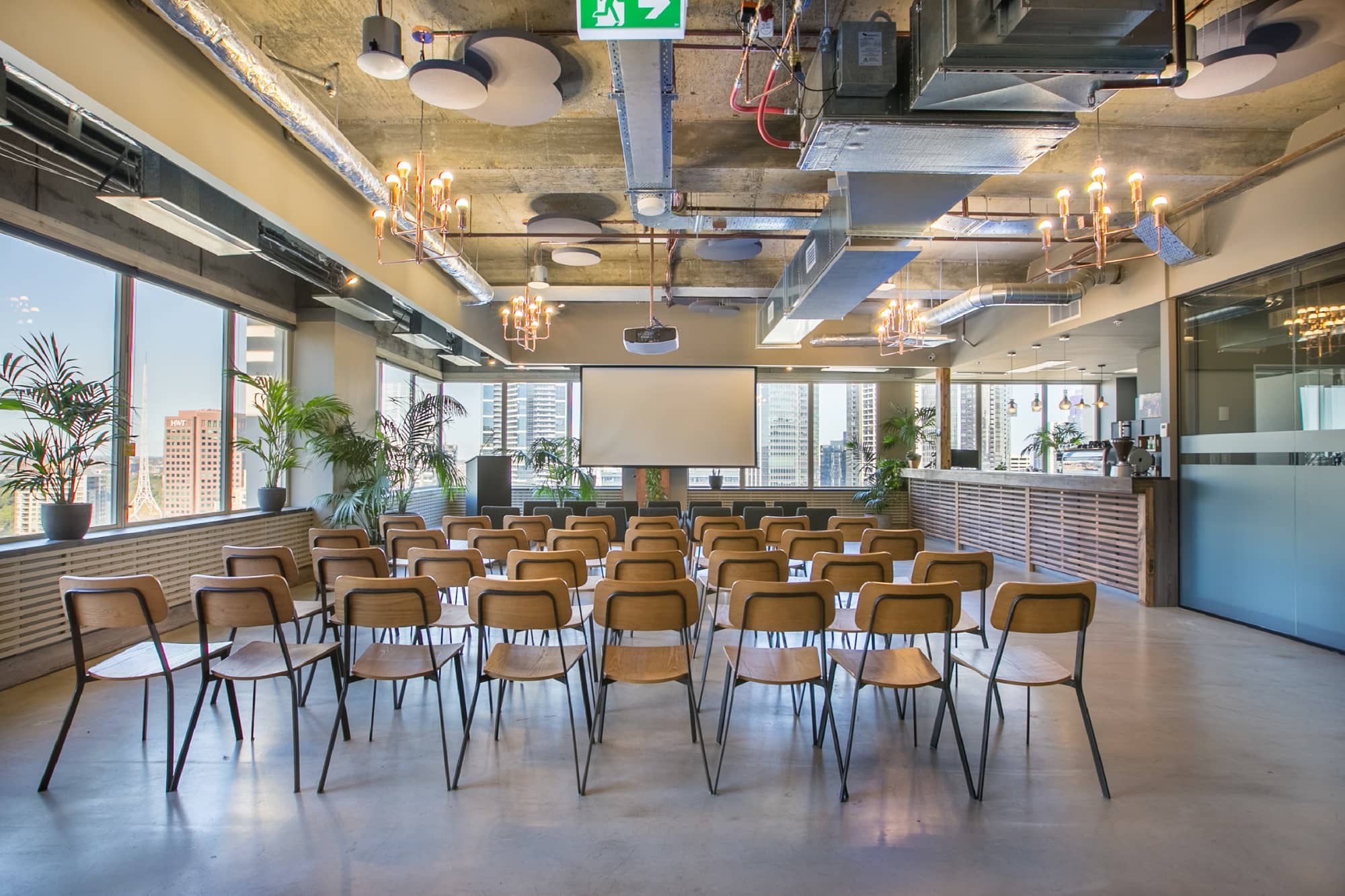 CBD event space with theatre seating